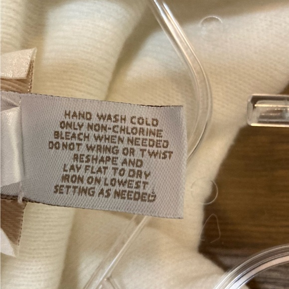 Chico’s Cowl Neck Cream Colored Sweater - Picture 6 of 7